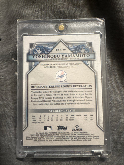 Topps BSR-40 YOSHINOBU YAMAMOTO